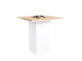 Cosi | Cosiloft 100 Bartable | White Frame | Teak Top