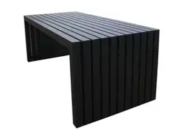 Fonteyn | Tuintafel Aluminium 200 x 92 cm | Zwart