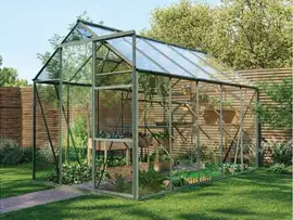 Royal Well | Kate III Tuinkas | Veiligheidsglas 3 mm | Groengrijs