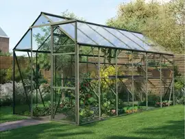 Royal Well | Kate IV Tuinkas | Veiligheidsglas 3 mm | Groengrijs