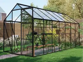 Royal Well | Kate V Tuinkas | Veiligheidsglas 3 mm | Zwart