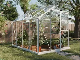 Royal Well | Mary II Tuinkas | Veiligheidsglas 3 mm | Wit