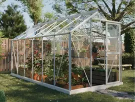 Royal Well | Mary IV Tuinkas | Veiligheidsglas 3 mm | Wit