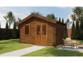 Lugarde Select | Tuinhuis Wijhe 400 x 250 | Keteldruk Bruin