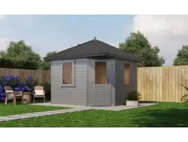 Lugarde Select Prima | Tuinhuis Nieuwegein 300 x 300 cm | RAL 7037