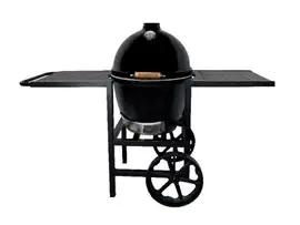 Goldens' Cast Iron | Kamado met Zijtafels | 20.5" | Zwart