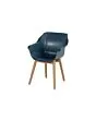 Hartman | Tuinstoel Sophie met Armleuningen Teak | Steel Blue