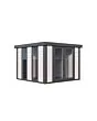 Telluria | Tuinhuis Luminato 3030 | Wit-Antraciet