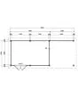 Fonteyn | Tuinhuis Rosalie met Overkapping 650 x 250 Exclusief