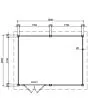 Fonteyn | Tuinhuis Thirza 400 x 300 Exclusief