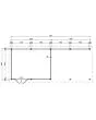 Fonteyn | Tuinhuis Thirza met Overkapping 800 x 300 Exclusief