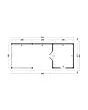 Tuindeco | Overkapping Hamar XL | Type 7