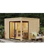 Karibu | Terning 1 Sauna Set A | Kachel 9 kW Externe Bediening