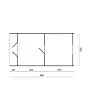 Tuindeco | Camping Pod 480
