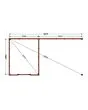 Fonteyn | Tuinhuis met Overkapping Traditioneel 6100 x 3300 | Onbehandelde Douglas Wanden