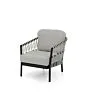 Apple Bee | Loungestoel Menton | Zwart Frame