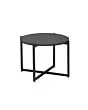 Apple Bee | Koffietafel Soul Ø 54 x 37 cm | Lava-Black
