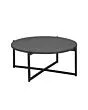 Apple Bee | Koffietafel Soul Ø 74 x 30 cm | Lava-Black