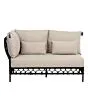 Apple Bee | Loungebank Pure 2-zits Rechts | Black Grey