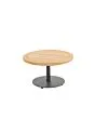 4 Seasons Outdoor | Koffietafel Volta Teak Ø60 cm x 35(h) cm | Antraciet
