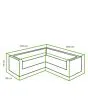 Winza | Loungesethoes Premium 250/90 x 250/90 x 70 cm