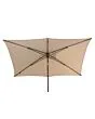 4 Seasons Outdoor | Azzurro Parasol 200 x 300 cm | Wenge Frame Beach