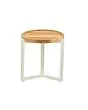 Apple Bee | Koffietafel Monaco Ø45 cm | Oyster-Teak