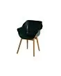 Hartman | Tuinstoel Sophie met Armleuningen Teak | Night Green