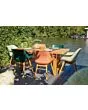 Hartman | Tuinstoel Sophie met Armleuningen Teak | Night Green