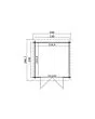 Outdoor Life Products | Tuinhuis Indi 230 x 230 | Olijfgroen Geïmpregneerd