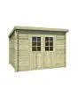 Outdoor Life Products | Tuinhuis Nadia 275 x 175 | Olijfgroen Geïmpregneerd