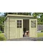 Outdoor Life Products | Tuinhuis Nadia 275 x 230 | Olijfgroen Geïmpregneerd