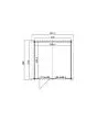 Outdoor Life Products | Tuinhuis Nadia 275 x 275 | Gecoat | Platinum Grey-Wit