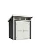 Outdoor Life Products | Tuinhuis Kibo 2 - 200 x 250 | Gecoat | Carbon Grey-Wit