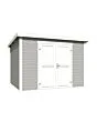 Outdoor Life Products | Tuinhuis Lotta 300 x 250 | Gecoat | Platinum Grey-Wit