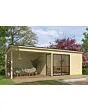 Outdoor Life Products | Tuinhuis Olivia 385 x 295 met Aanbouw