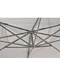 4 Seasons Outdoor | Zweefparasol Siesta Premium 300 x 300 cm | Antraciet-Mid Grey