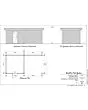 Lugarde Select Modern | Tuinhuis Nunspeet met Veranda Rechts 300 + 300 x 300 | Zwart Geolied