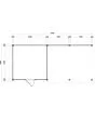 Lugarde Select Modern | Tuinhuis Lelystad met Veranda Rechts 300 + 400 x 300 | Zwart Geolied