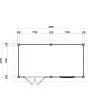 Lugarde Select Modern | Tuinhuis Gorssel 388 x 200 | Onbehandeld