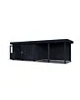 Lugarde Select Modern | Tuinhuis Dronten met Veranda Rechts 388 + 400 x 250 | Zwart Geolied