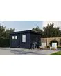 Lugarde Select Modern | Tuinhuis Bodegraven 388 x 300 | Zwart Geolied