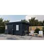 Lugarde Select Modern | Tuinhuis Bodegraven 388 x 300 | Zwart Geolied