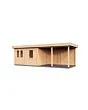 Lugarde Select Modern | Tuinhuis Zutphen met Veranda Rechts 388 + 400 x 300 | Onbehandeld