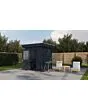 Lugarde Select Modern | Tuinhuis Den Haag 200 x 200 | Zwart Geolied