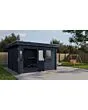 Lugarde Select Modern | Tuinhuis Rotterdam 388 x 388 | Zwart Geolied