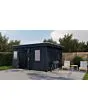 Lugarde Select Modern | Tuinhuis Rotterdam 388 x 388 | Zwart Geolied