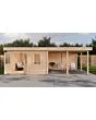 Lugarde Select Modern | Tuinhuis Amstelveen met Veranda Rechts 388 + 400 x 388 | Onbehandeld