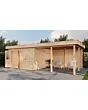 Lugarde Select Modern | Tuinhuis Amstelveen met Veranda Rechts 388 + 400 x 388 | Onbehandeld