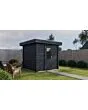 Lugarde Select Modern | Tuinhuis Garderen 250 x 250 | Zwart Geolied